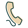 yellow telephone icon