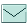 Green email icon