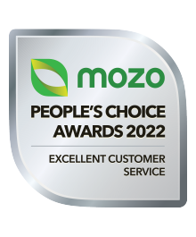 Mozo people's choice award badge