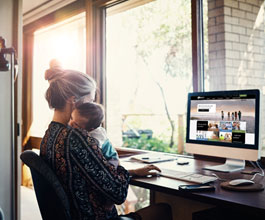 Mother and baby computer