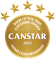 Canstar 2025 Customer-Owned Bank of the Year — Home Loan Refinance