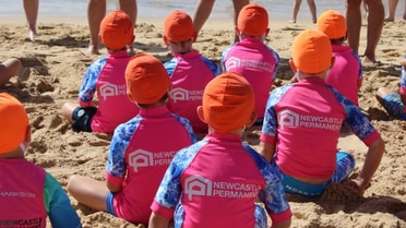 Nippers season 2025 with Newcastle Permanent 