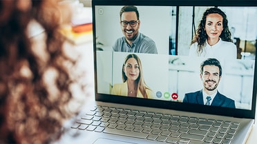 Online zoom call