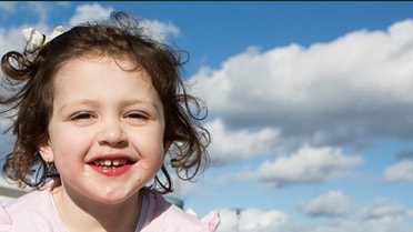 Kid smiling 