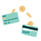 cards and coins animated logo