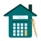 Home and Calculator (in green)