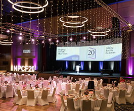 Inside the venue celebrating 20 years of our Charitable Foundation