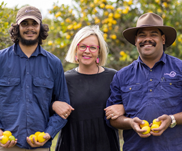 Leaderlife team on the lime farm in Narromine