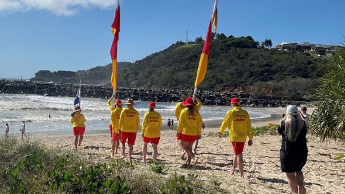 Hunter Surf Life Saving raises the flags
