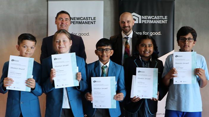 Hunter students excel in Newcastle Permanent Maths Competition