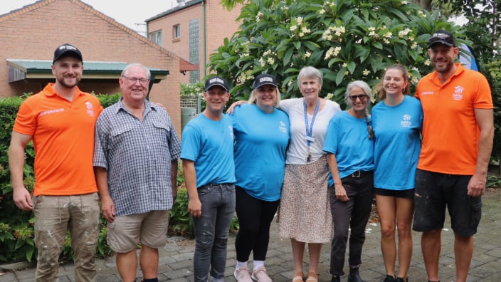Habitat for Humanity volunteers